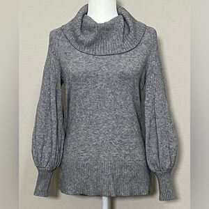 Anthropologie Paloma Knit Cowl Neck Sweater in Gray Size XS